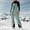 Grey, variant on Insulated Ski Jumpsuit Insulated Waterproof Bib Overalls Snowboarding Winter Athletic Pants Windproof Warm Ski Overalls