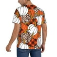 thumbnail image 2 of Fotbe Various Pumpkins Baseball Jersey Shirt for Men and Women, Casual Short Sleeves Button Down T-Shirt-, 2 of 9