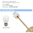 thumbnail image 3 of Gold Desk Lamp with Linen Shade, Modern Wood Bedside Lamp Set of 2, 3 of 7