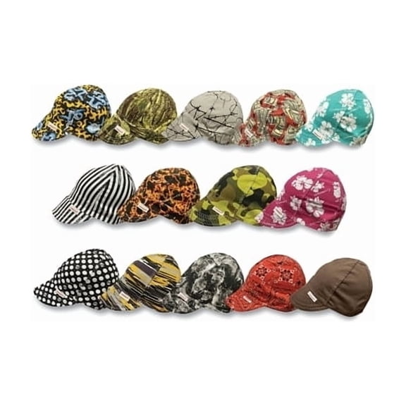 Style 1000 Single Sided Cap, Size 8-1/8, Assorted Prints