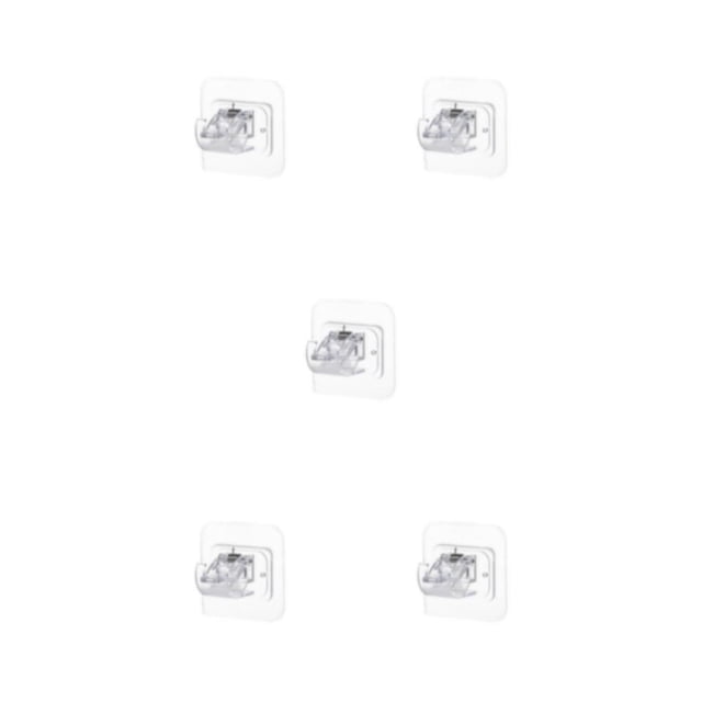 Matsuzay Barra de cortina para ventana de baño para el hogar, Clip para sala de estar, barra de toalla extraíble sin clavos, abrazadera de Type2 NO2