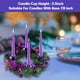 thumbnail image 4 of Corona de Adviento de Navidad, decoraciones de corona de Adviento de Navidad Candelabro de Adviento de Navidad Candelabro de Adviento de Navidad Características mejoradas, 4 of 7