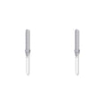 thumbnail image 1 of Yuarrent Eliminador de pelo electrostático de doble cara para mascotas, cepillo de plástico para pelusas de mano, herramienta para suéter, muebles de Blanco 2piezas Yuarrent CBP163187, 1 of 6