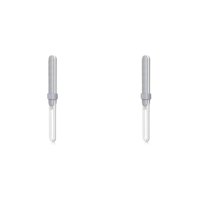 Yuarrent Eliminador de pelo electrostático de doble cara para mascotas, cepillo de plástico para pelusas de mano, herramienta para suéter, muebles de Blanco 2piezas Yuarrent CBP163187
