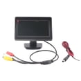 thumbnail image 3 of 4.3inch Color LCD Display Rearview Camera Monitor Waterproof Car Monitor for Car SUV Van Truck Black, 3 of 8