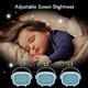 thumbnail image 3 of RV Reloj despertador digital para niños, niñas y niños, lindo reloj despertador 2 alarmas 6 volumen de música ajustable 3 brillo de pantalla temporizador luz nocturna (azul) Rojo Verde, 3 of 5