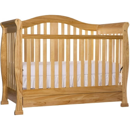 Dream On Me Addison 5 In 1 Convertible Crib With Drawer Natural