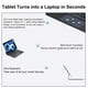 thumbnail image 3 of Caso Teclado con funda de control inteligente para tableta, diseño tres en uno, panel táctil de tamaño completo, teclas estilo tijera, soporte flotante, atracción magnética inteligente, ampli, 3 of 8