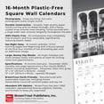 thumbnail image 6 of New York City Black & White 2025 12 X 24 Inch Monthly Square Wall Calendar Plastic-Free (Wall), 6 of 9