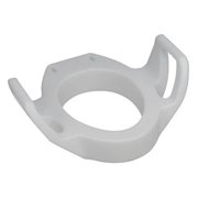 Mabis 522-1504-1900 Elongated Toilet Seat Riser with Arms