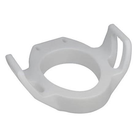 Mabis 522-1504-1900 Elongated Toilet Seat Riser with Arms