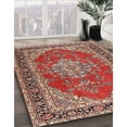 thumbnail image 2 of Ahgly Company Indoor Square Traditional Red Medallion Area Rugs, 5' Square, 2 of 6