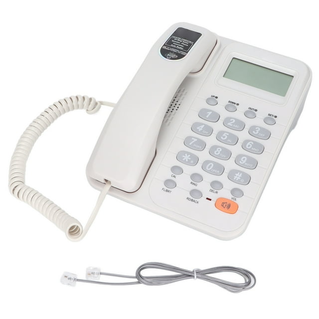 Teléfono con identificación de llamadas, KXT2029CID Teléfono de oficina Teléfono de casa Teléfono de oficina Aspecto llamativo