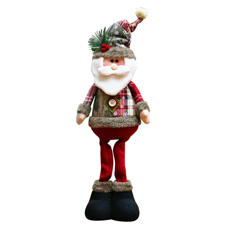 Christmas Old Man Snowman Elk Long Leg Doll Christmas Shopping