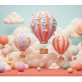 thumbnail image 4 of Decorative Design Hot Air Balloon Banner Colorful Theme Adventure Decoration for Indoor Decoration Travel Event Holiday Celebration, 4 of 8