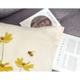 thumbnail image 6 of 18x18 Spring Summer Decorations for Home,Small Yellow Pillow Decorative Throw Pilow Covers for Couch,Daisy Bee Farmhouse Outdoor Cushion Case for Sofa Mustard Square Throw Pillow, 6 of 6
