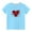 Blue, variant on Utoimkio Kids Boys Girls Heart Graphic Tees Short Sleeve Crewneck T-Shirts Summer Casual Tops for Boys Girls 3-10 Years