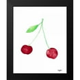 thumbnail image 2 of James, Nola 15x18 Black Modern Framed Museum Art Print Titled - Two Cherries I, 2 of 5