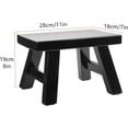 thumbnail image 5 of Small Stool Wooden Step Stool Footstool Solid Wood 8 inch for Kids Adults Plant Stand Fishing Stool, 5 of 9