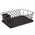 thumbnail image 2 of 3 Piece Decorative Wire Steel Dish Rack, Bronze, 2 of 3