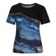 thumbnail image 4 of Camiseta estampada a la moda para mujer, blusa de manga corta, cuello redondo, camisetas informales Pompotops  hkajfhjk466949, 4 of 7