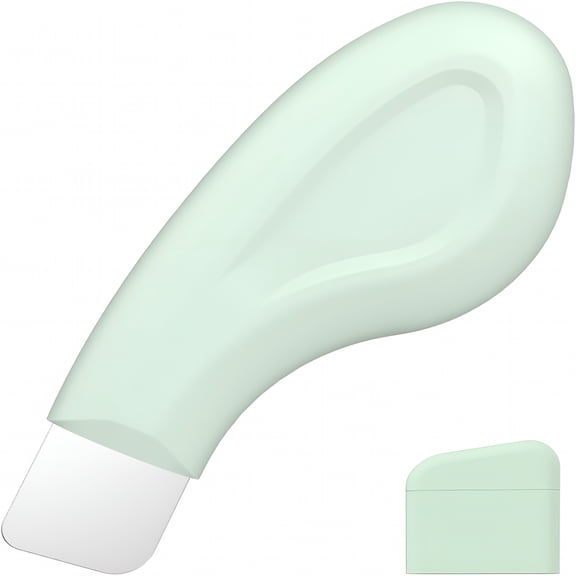 RAGUPEL 2026 New Blackhead Remover Tool, Silicone Face Scraper for Deep Cleansing, Skin Scrubber Face Spatula, Nose Blackhead Remover, Skin Care Tool for Men and Women (Green)