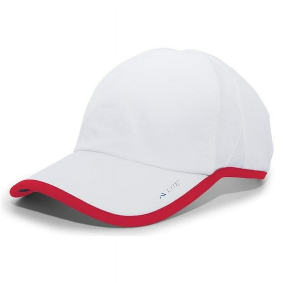 Lite Series Active Hook & Loop Adjustable Cap, White - One Size