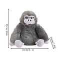 thumbnail image 2 of Stuffed Animal Plush, Orange Face Gorilla Plush, Soft Gorilla Stuffed Animal, Hugging Plush Ape, 11X10X8 Inch 1Pc Kids Friendly Plush Toys for Cozy Snuggles and Casual Home, 2 of 6