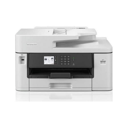 Brother - MFC-J5340DW Wireless All-in-One Business Inkjet Printer with Ledger Printing up to 11”x17” - White/Gray