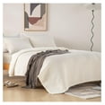 thumbnail image 7 of Oversized Queen Quilt Bedding Sets & Collections Modern Farmhouse Boho Luxury Neutral Stitch Bedspread Coverlet Soft Lightweight Cream Reversible Comforter for Summer, 7 of 7