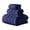 Dark Blue, variant on Hitime Bath Towel Sets of 6 Pieces, 2 Bath Towels 2 Hand Towels 2 Washcloths, 100% Cotton Highly Absorbent Towels for Bathroom, Gym, Hotel