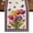 Beige, variant on Spring Tulips Burlap Cotton Table Runner 13x48 Inches Long, Colorful Flowers Botanical Butterfly Vintage Farmhouse Table Runners, Outdoor Dining Tablecloths Decor for Baby Shower/Party/Wedding