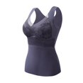 thumbnail image 1 of Chaleco térmico de terciopelo alemán nuevo de otoño e invierno para mujer, lijado de doble cara con almohadilla para el pecho, ropa interior térmica calefactora de base ajustada para mujer, 1 of 6