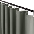 thumbnail image 3 of Curtainking Gery Shower Curtain for Bathroom Water Resistant Twill Pattern 70x72 inches with Curtain Hooks 1 Panel, 3 of 6