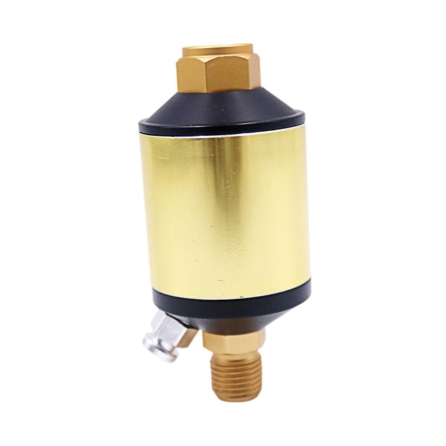 Regulador de aire de pistola pulverizadora, separador de agua y aceite, regulador de presión, cuerpo de aluminio, Oro kusrkot Regulador del compresor de aire