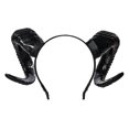 thumbnail image 1 of Diadema gótica negra/de cuerno de oveja, diadema Vintage, tocado de Cosplay para fiesta de Navidad, accesorios para fotos DIY XianweiShao 8390611990596, 1 of 5