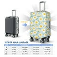 thumbnail image 6 of Haiem Daisies Flowers Luggage Cover Printed Suitcase Covers for Luggage Elastic Washable Suitcase Protector Fits 18-32 Inch Luggage-Small, 6 of 9