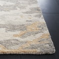 thumbnail image 4 of SAFAVIEH Abstract Seachlann Abstract Wool Area Rug, Ivory/Gray, 9' x 12', 4 of 12