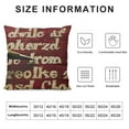 thumbnail image 5 of YINGXI  Pillowcase Humorous Sarcasm Humor Funny Quotes Throw Pillow Square Pillowcase Cover Cushion 18x18in, 5 of 5