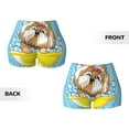 thumbnail image 5 of Lsque Dog Takes a Bath in the Bathtub Pattern High Waisted Biker Shorts for Women-Tummy Control Fitness Athletic Workout Running Yoga Gym Shorts,Moisture-Wicking-Large, 5 of 9