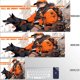 thumbnail image 3 of Alfombrilla de ratón XXL para ordenador, teclado HD para niño y Doberman, alfombrilla de goma Natural suave para ordenador portátil, alfombrilla antideslizante para ratón, alfombrilla de escritorio Ka, 3 of 5