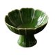 thumbnail image 3 of Frutero de cerámica con base decorativa para encimera de cocina, bandeja de frutas con forma de loto. Verde, 3 of 9