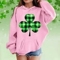 thumbnail image 2 of BOOMNY Girls Boys St.Patricks Day Hoodie Long Sleeve Soft Sweatshirt Graphic Hoody Kids Cute Pullovers Top Clothes Breathable Toddler Dailywear, 2 of 4