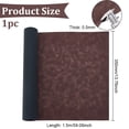 thumbnail image 2 of 1sheet PU Leather Fabric Leather Fabric for Crafts Photography Background Decorations Coconut Brown 35x0.05cm 1.5m/sheet, 2 of 5