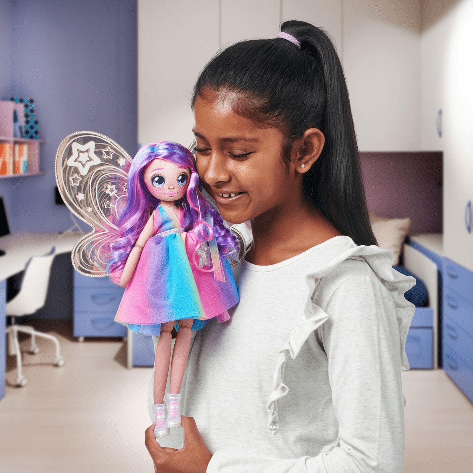 Dream Seekers Light Up Doll Pack – 1pc  Toy |  Magical Light Up Fairy Fashion Doll Stella