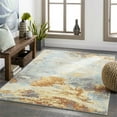 thumbnail image 2 of Surya Bodrum BDM-2301 106x144" Rectangle Fabric Rug in Saffron Orange/Pale Blue, 2 of 7