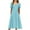 Light Blue, variant on NXMZXB Women's Summer Short Sleeve A-Line Midi Dresses Casual Ruched Pleated Tunic T-Shirt Dresses Loose Flowy Beach Sundress with Pockets Pink XXL