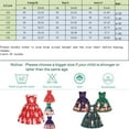 thumbnail image 5 of Girls Christmas Dresses Fancy Halloween Christmas Festival Party Dress 2-9Y, 5 of 7