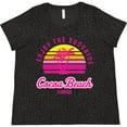 thumbnail image 3 of Inktastic Summer Enjoy the Sunshine Cocoa Beach Florida in Pink Women's Plus Size T-Shirt, 3 of 5