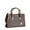 Brown, Gray, variant on Michael Kors Women's Sheila Medium Signature Logo and Metallic Satchel 35F4G6HS3B-847